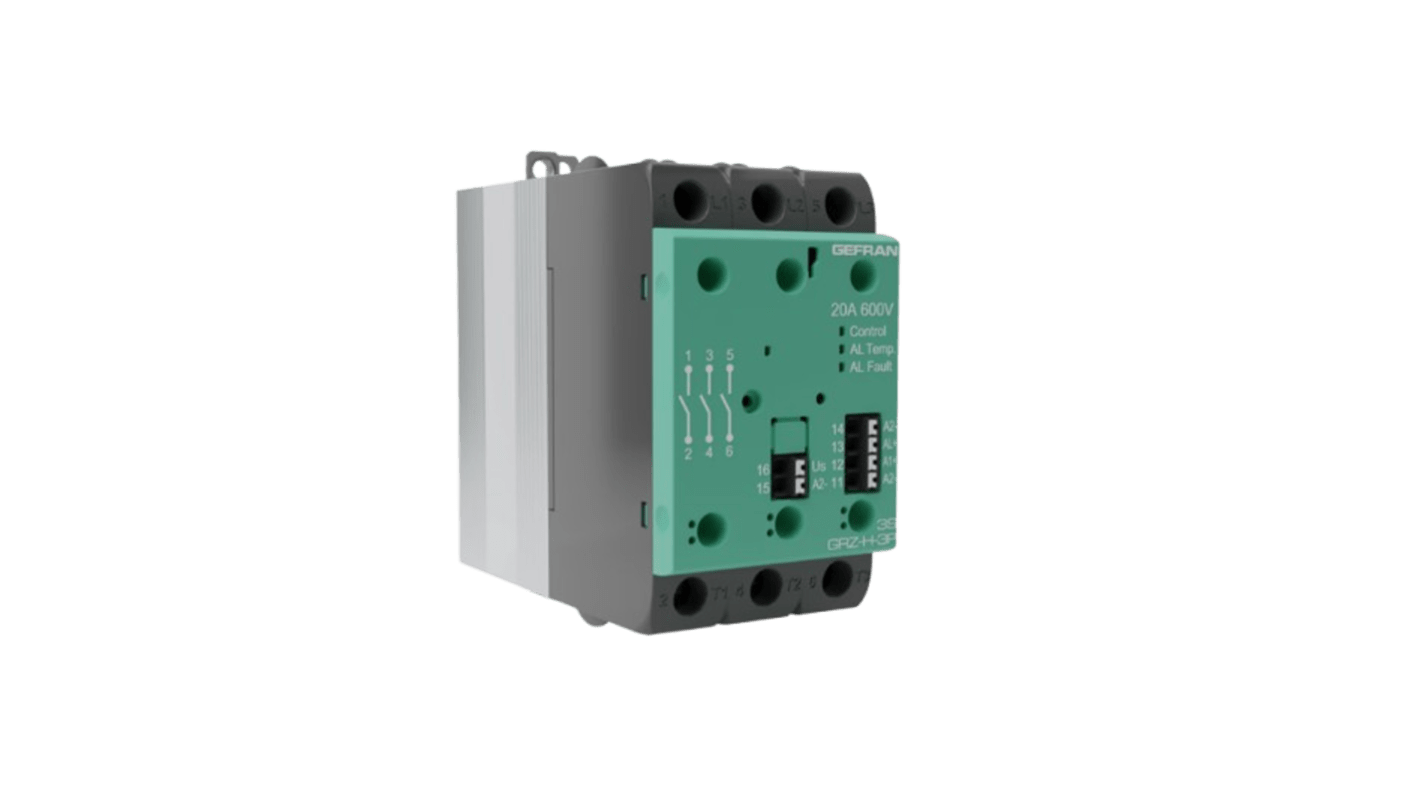 Gefran 固态继电器, 最大负载30 A, 480 V ac, 最大控制260 V ac, DIN导轨安装