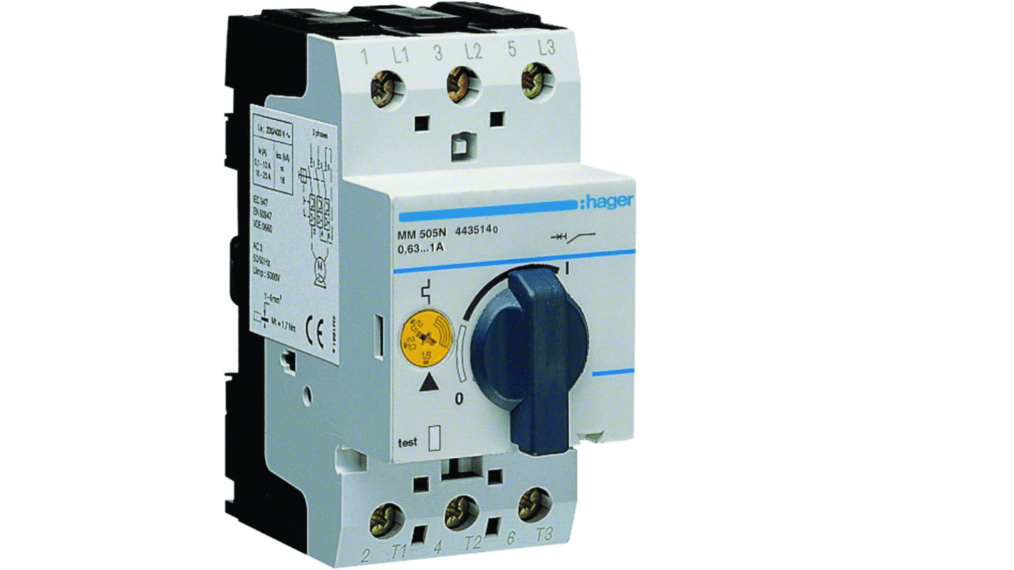 Hager 1 Motor Protection Circuit Breaker