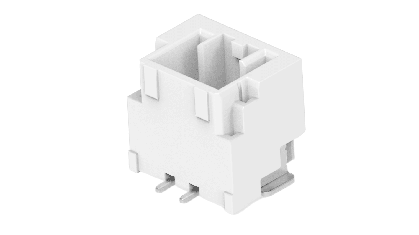 TE Connectivity GRACE INERTIA 1.25 Series Vertical Surface Mount PCB Header, 2 Contact(s), 1.25mm Pitch, 1 Row(s),