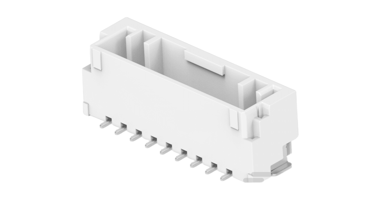 TE Connectivity GRACE INERTIA 1.25 Series Vertical Surface Mount PCB Header, 9 Contact(s), 1.25mm Pitch, 1 Row(s),