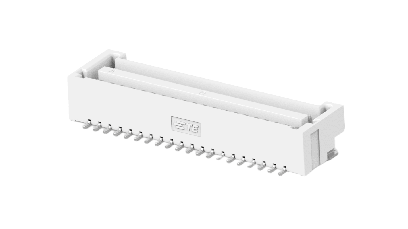 TE Connectivity, Grace Inertia 1.25 PCB Header, 1.25mm Pitch, 40 Way, 2 Row Straight, Vertical