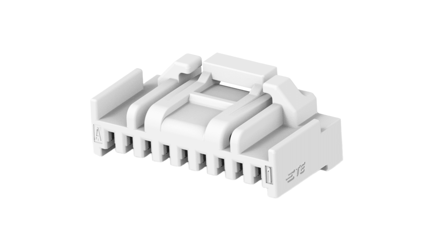 TE Connectivity, Grace Inertia 1.25 Plug PCB Header, 1.25mm Pitch, 9 Way, 1 Row Straight, Vertical