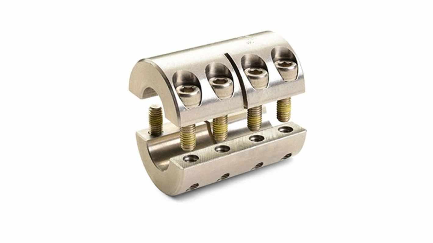 Ruland MSPX-16-14-SS Rigid Shaft Coupling, 34mm Outside Diameter