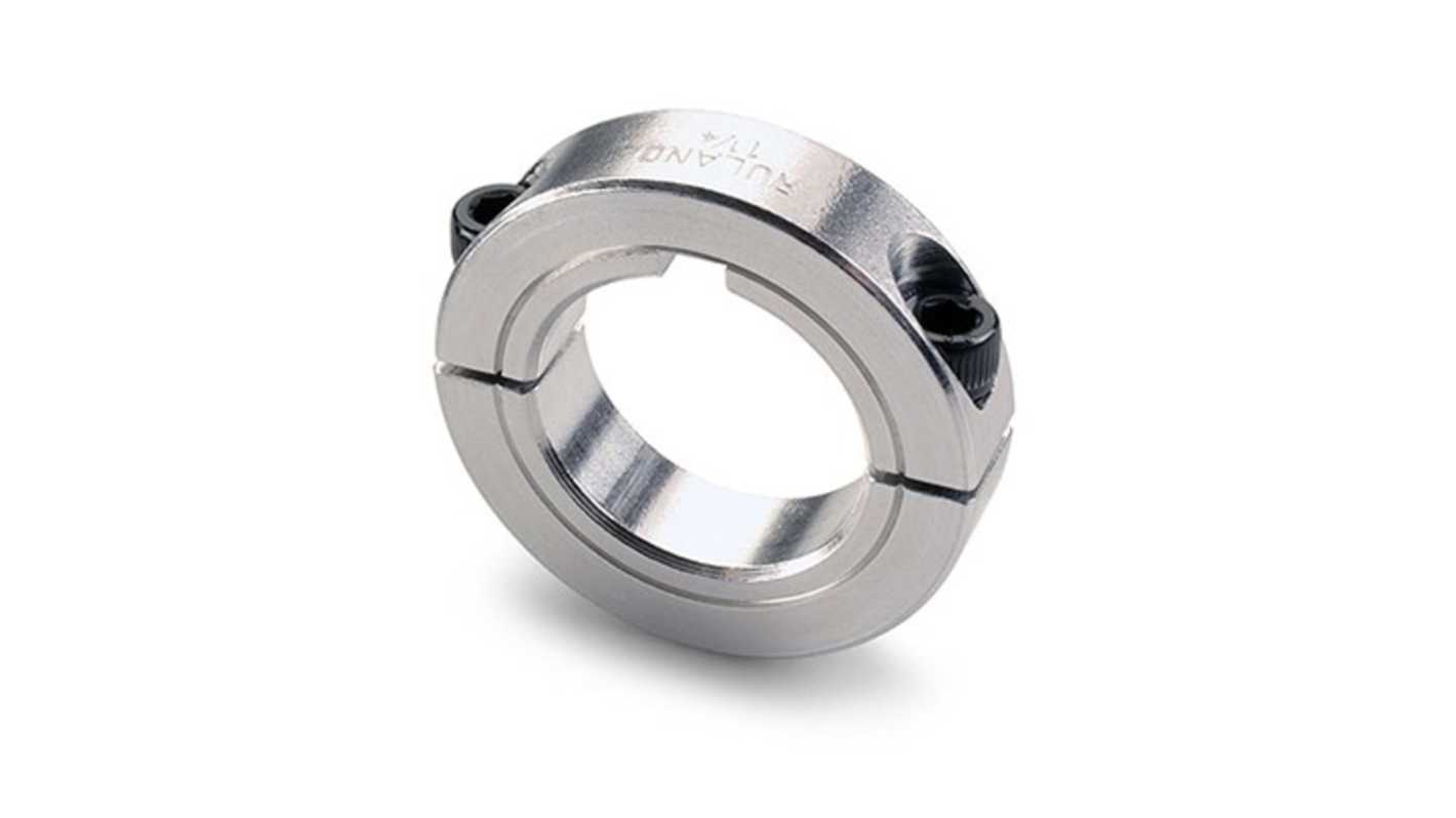 Ruland Collar, One Piece, Clamp Screw, Bore 50mm, OD 78mm, W 19mm, Aluminium