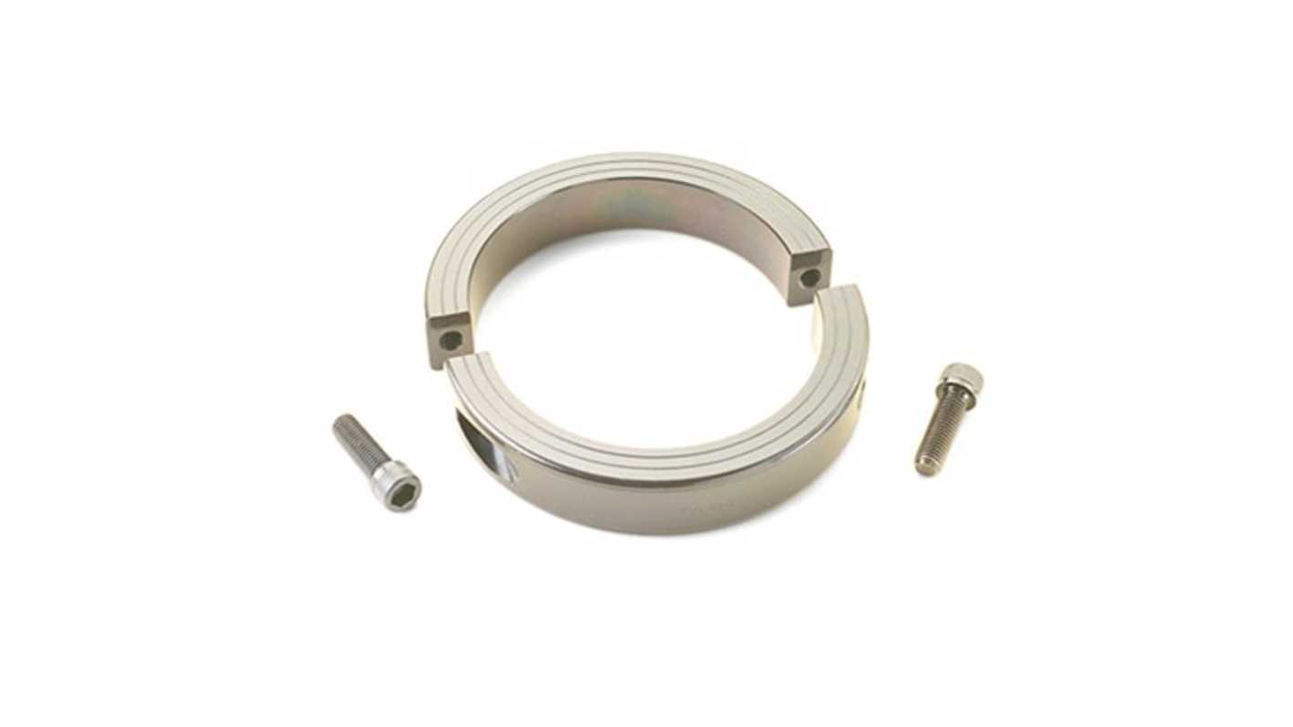 Ruland Collar, One Piece, Clamp Screw, Bore 100mm, OD 140mm, W 32mm, Stainless Steel