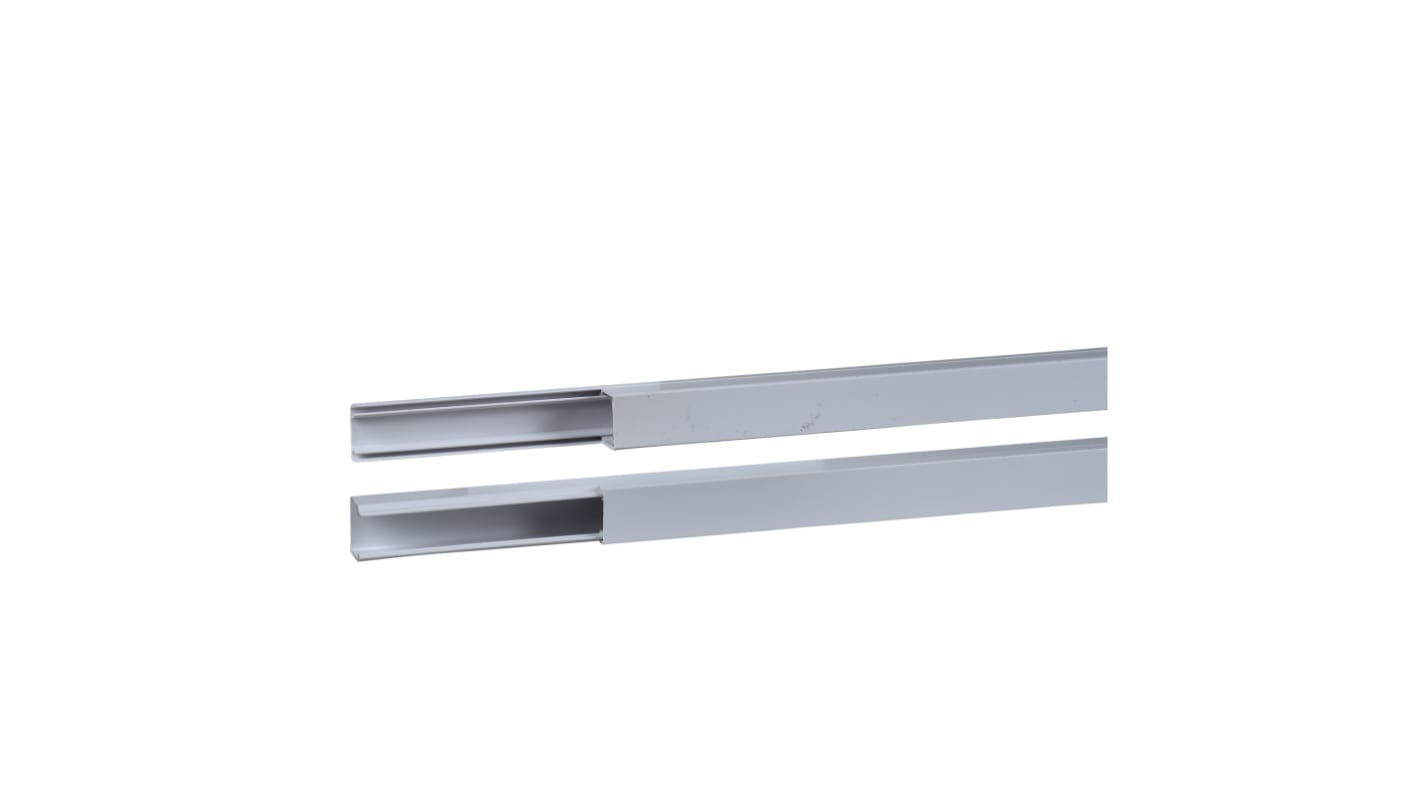 Schneider Electric EM White Mini Trunking - Closed Slot, W38 mm x D16mm, L3m, PVC