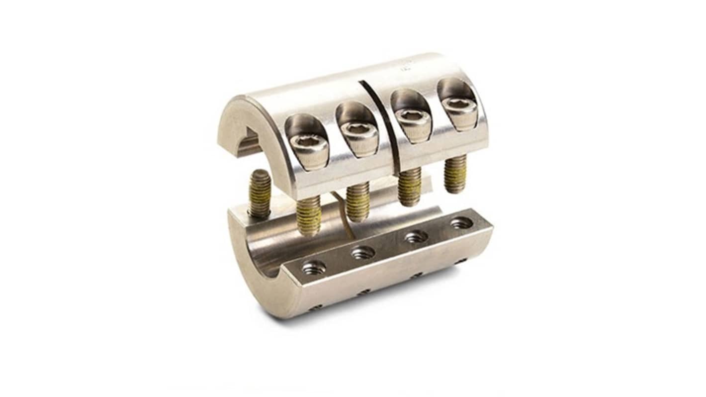 Ruland MSPC-20-20-SS Rigid Shaft Coupling, 42mm Outside Diameter