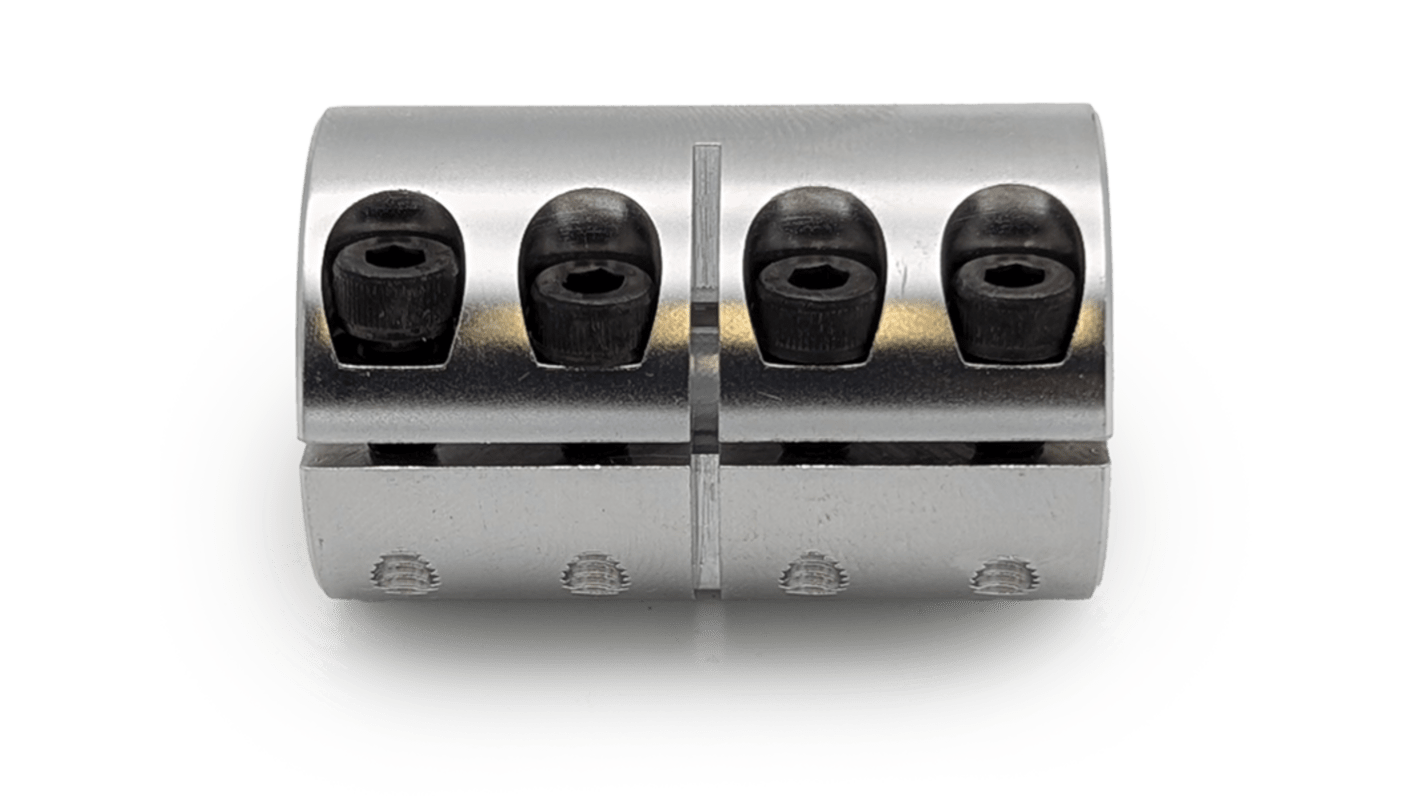 RS PRO Coupling Element, 15mm Outside Diameter, Aluminium