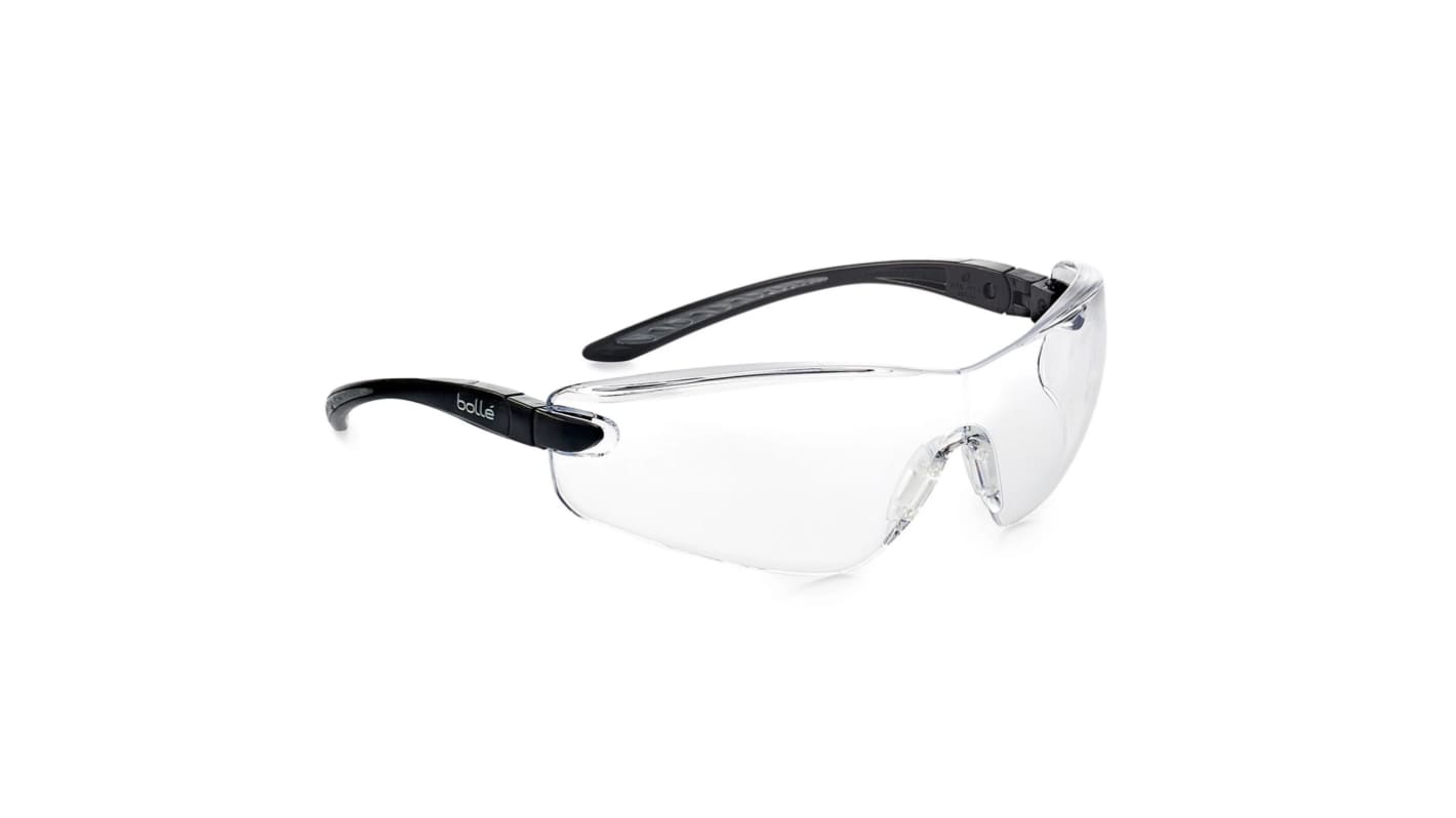 Bolle COBRA Anti-Mist Safety Spectacles, Clear Polycarbonate Lens