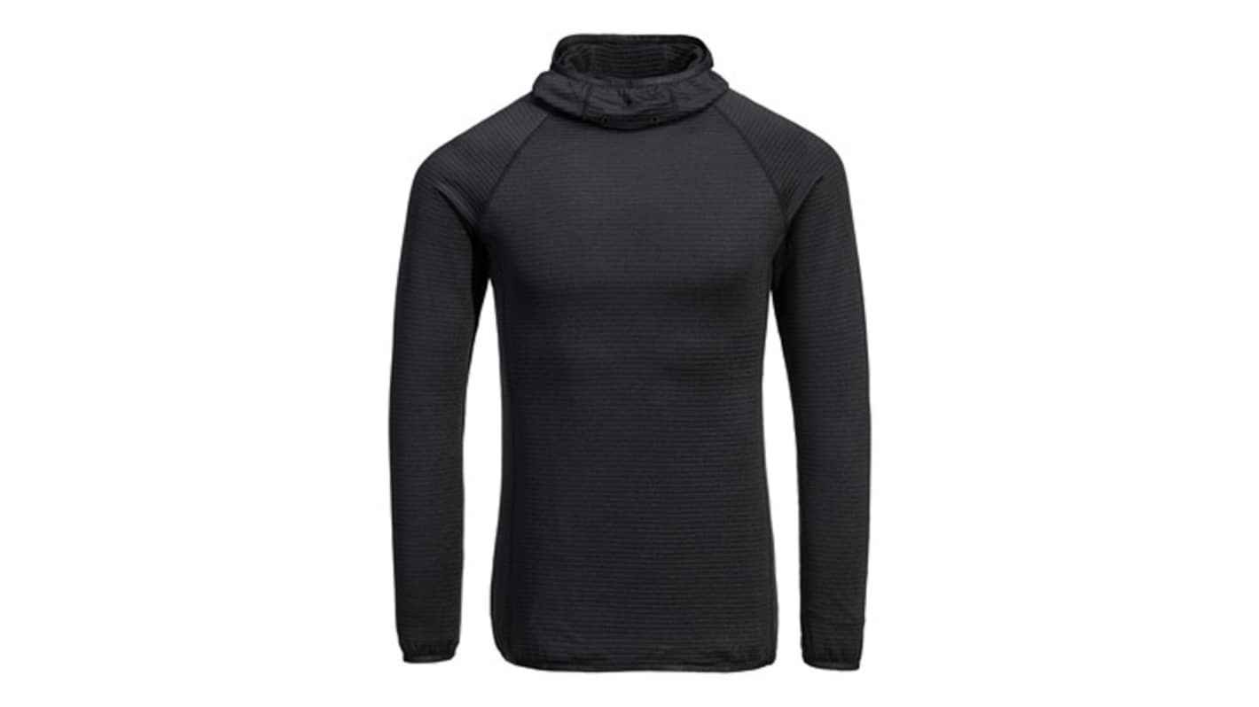 Portwest B191 Black Polyester Work Hoodie S