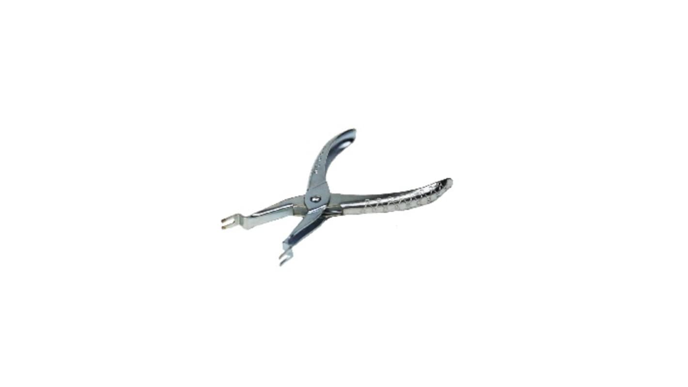RS PRO Snap Ring Pliers, 145 mm Overall, Flat Tip