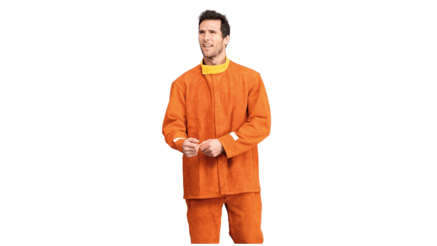 EDC PROTECTION E2254 Orange, Fire Retardant, Water Resistant Jacket, S