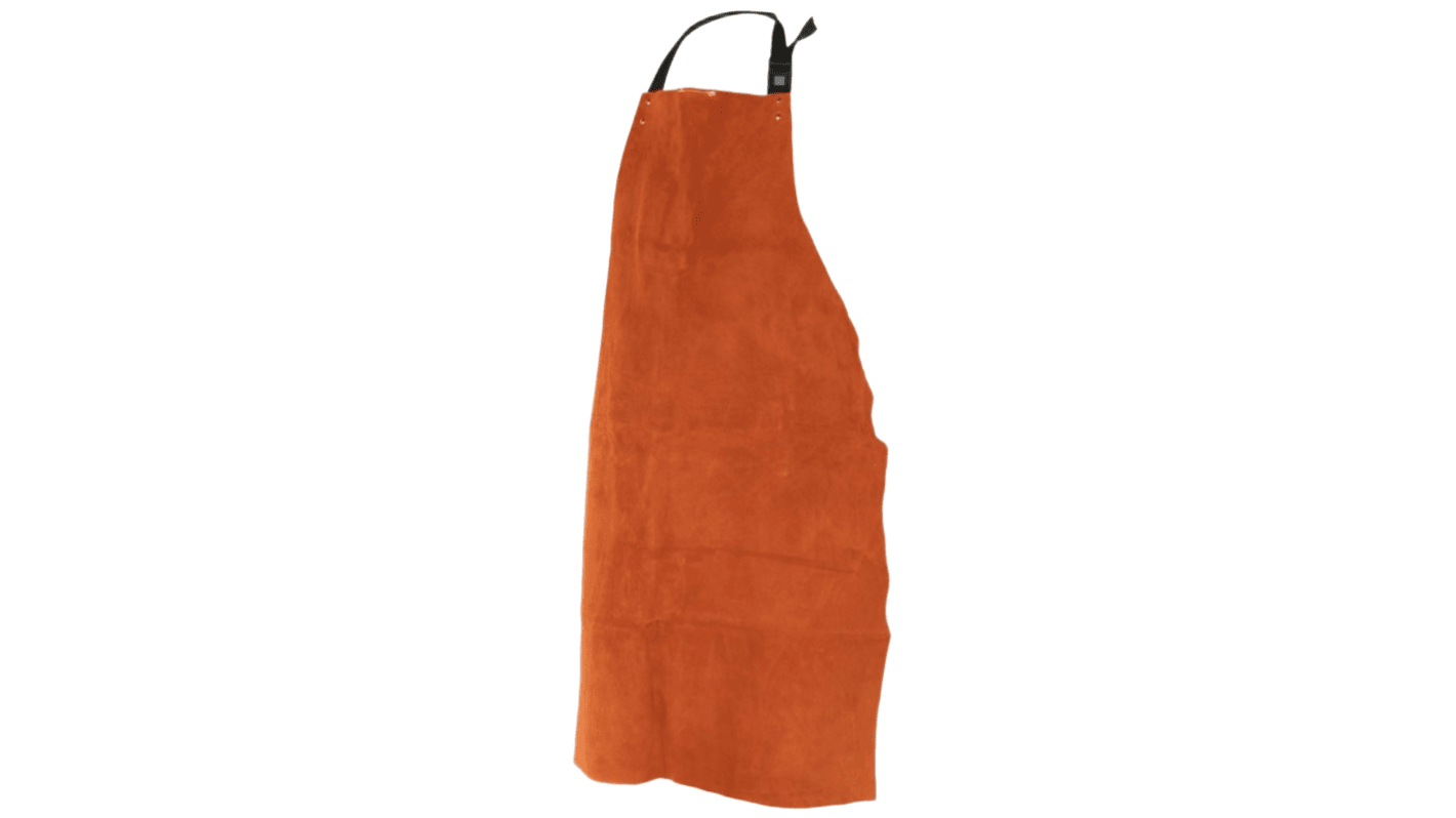 EDC PROTECTION Orange Leather Apron, 900mm