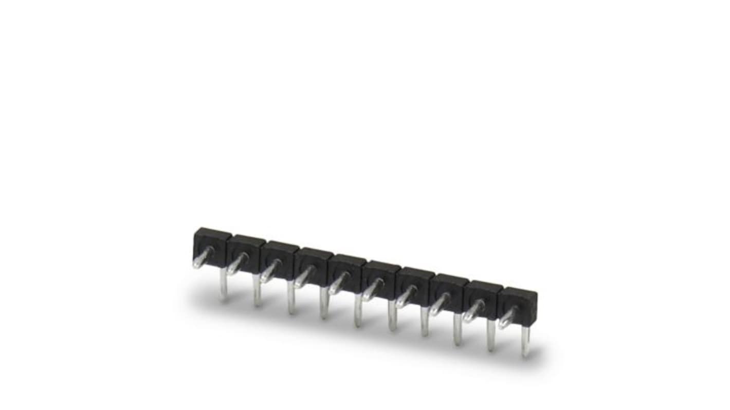 Phoenix Contact Insulated, Tin Crimp Pin Connector 16AWG, 1.2mm Pin Diameter, 6.6mm Pin Length, Black