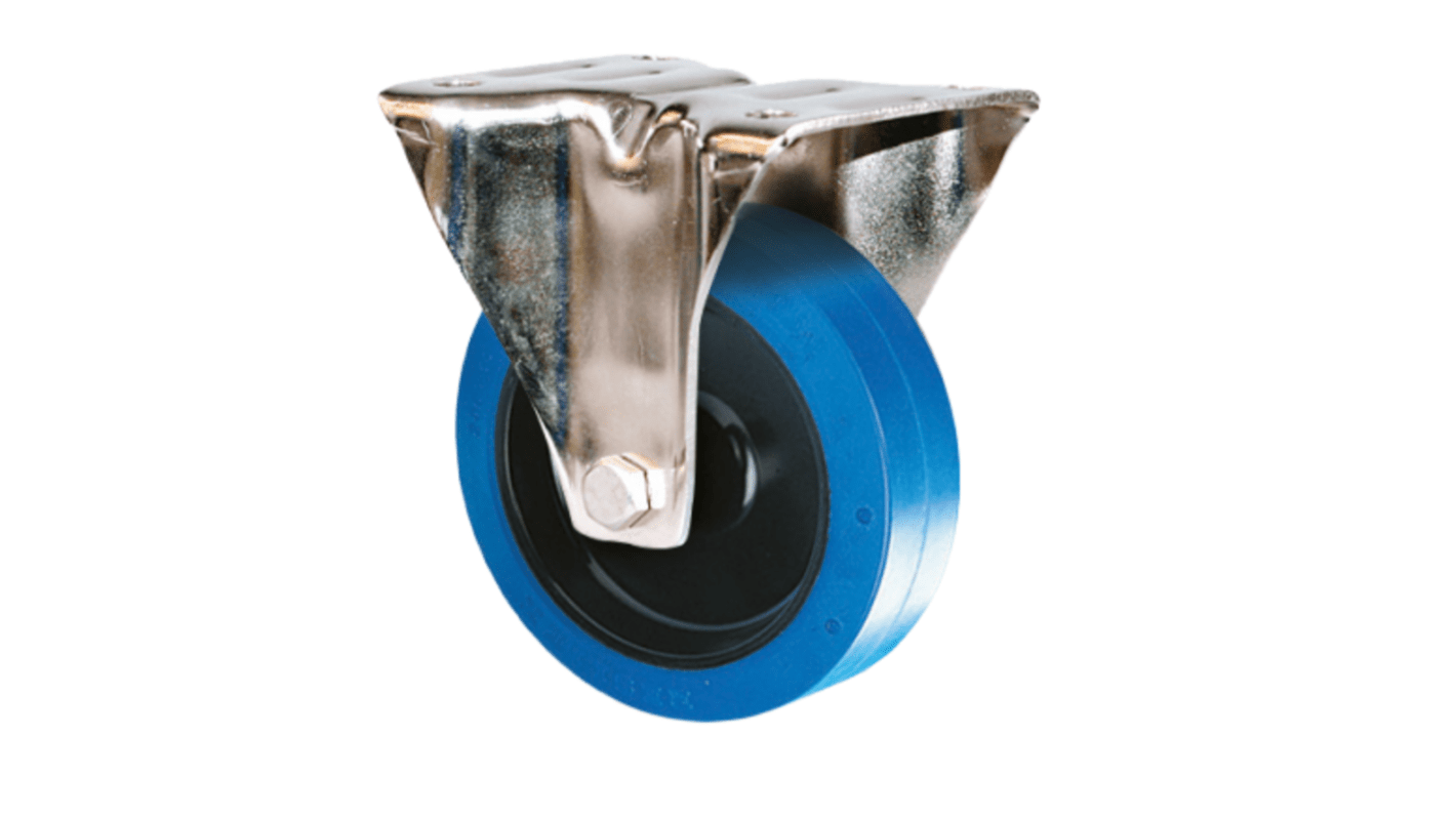 Guitel Hervieu Fixed Castor Wheel, 300kg Capacity, 160mm Wheel