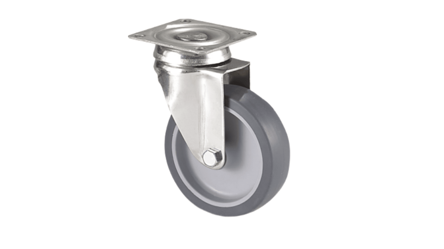 Guitel Hervieu Swivel Castor Wheel, 40kg Capacity, 50mm Wheel