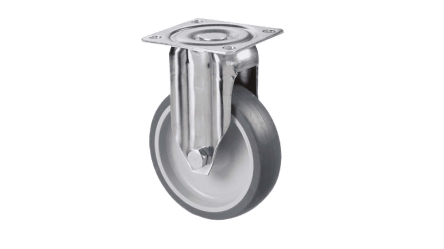 Guitel Hervieu Fixed Castor Wheel, 60kg Capacity, 63mm Wheel