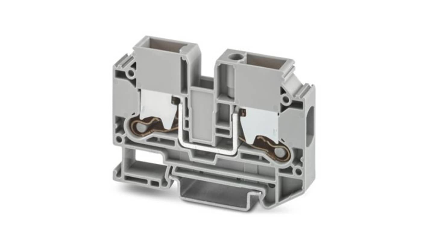 Phoenix Contact 1329547 Grey, 10mm², 1-Level, Push-X Termination