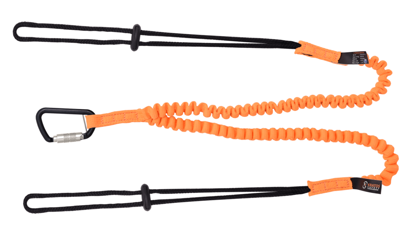 KRATOS SAFETY 1.3 m Polyester Lanyard Lanyard, 5kg Capacity