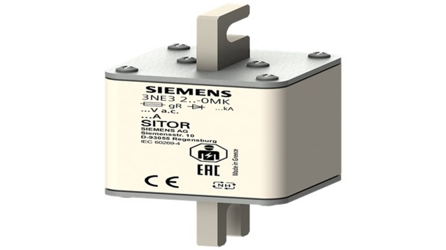 Siemens 500A Tag Fuse, 137mm, 1kV, 106.6mm