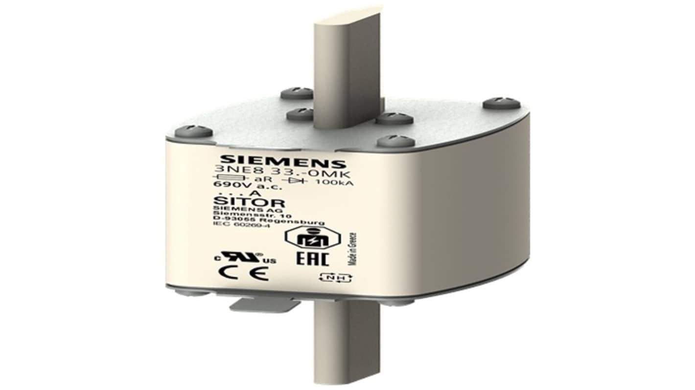 Siemens 350A Tag Fuse, 150mm, 690V