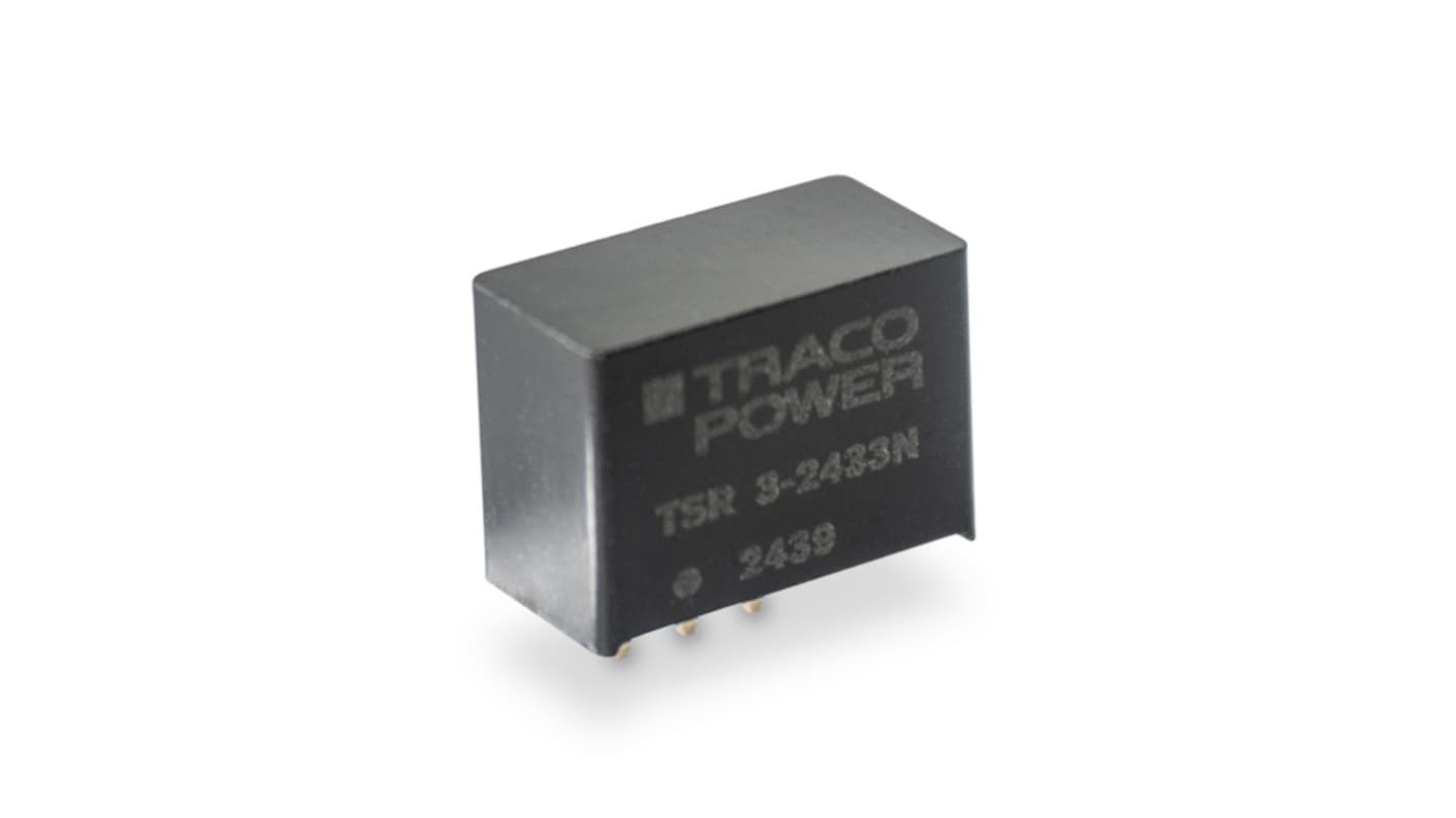 TRACOPOWER TSR 3N DC-DC Converter, 1.5V dc/ 3A Output, 4.6 → 36 V dc Input, PCB Mount, +90°C Max Temp -40°C Min