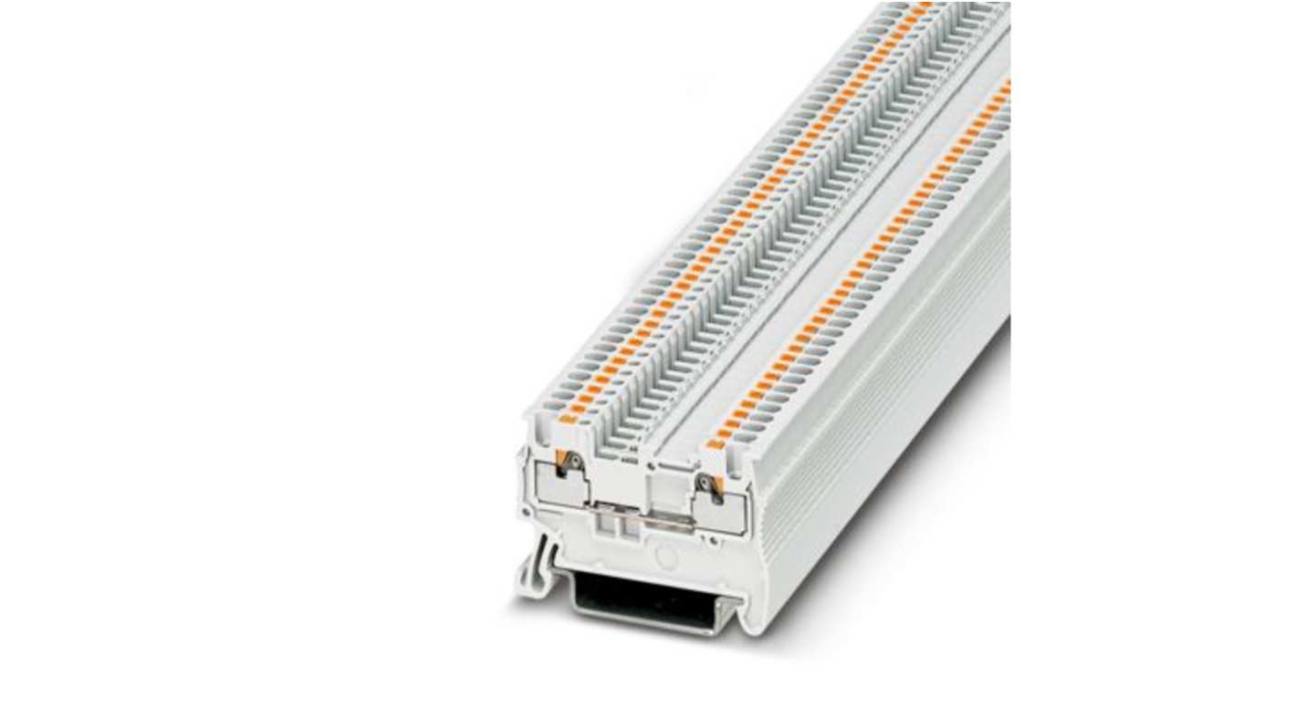 Phoenix Contact 1230474 White, 1.5mm², 1-Level, Push In Termination