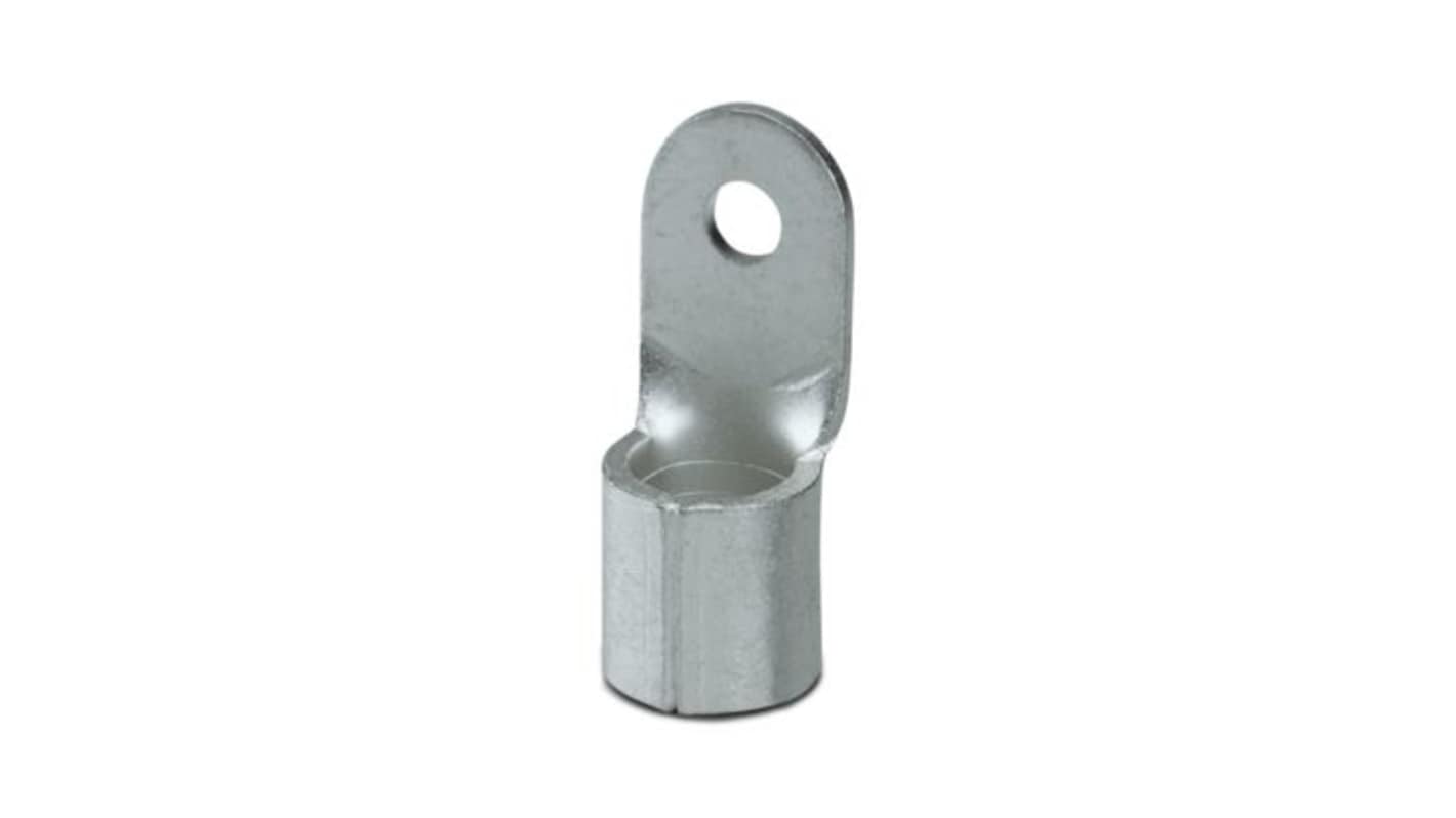 Phoenix Contact Uninsulated Ring Terminal, M8mm Stud Size, Silver