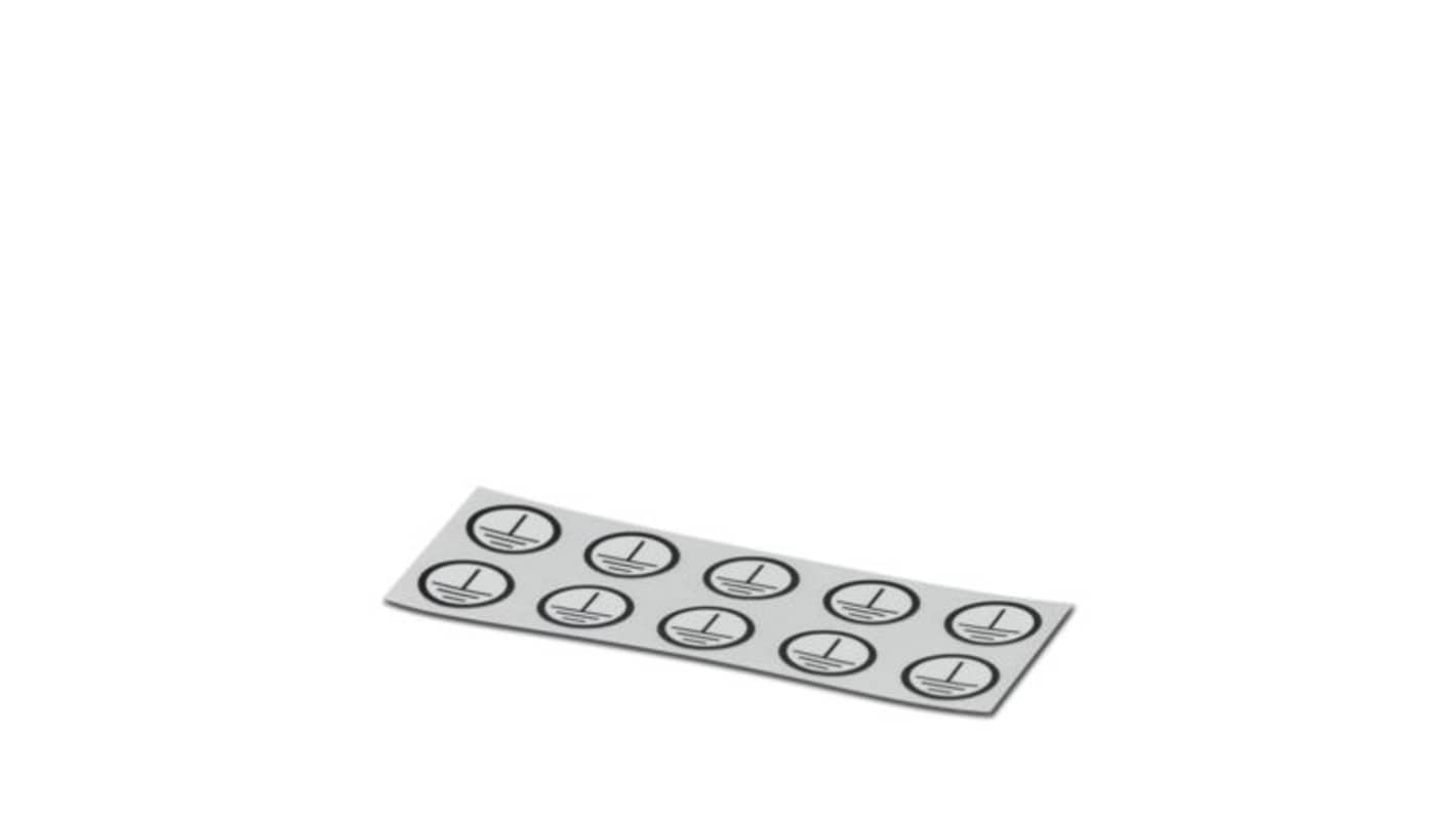 Phoenix Contact White Adhesive Label Sheet, Pack of 100Sheets