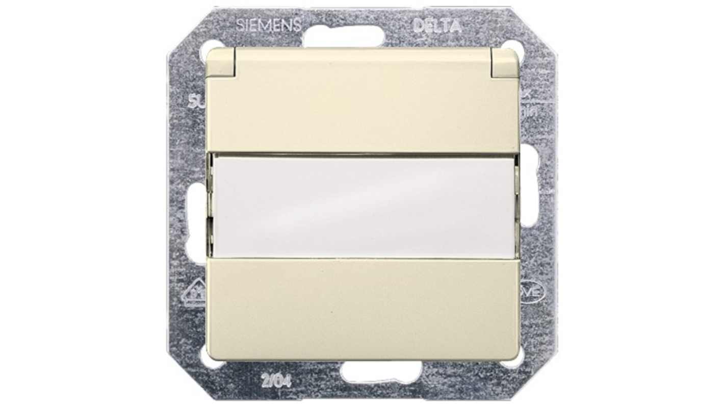 Siemens 5UB19 White Electrical Socket, 16A, Schuko
