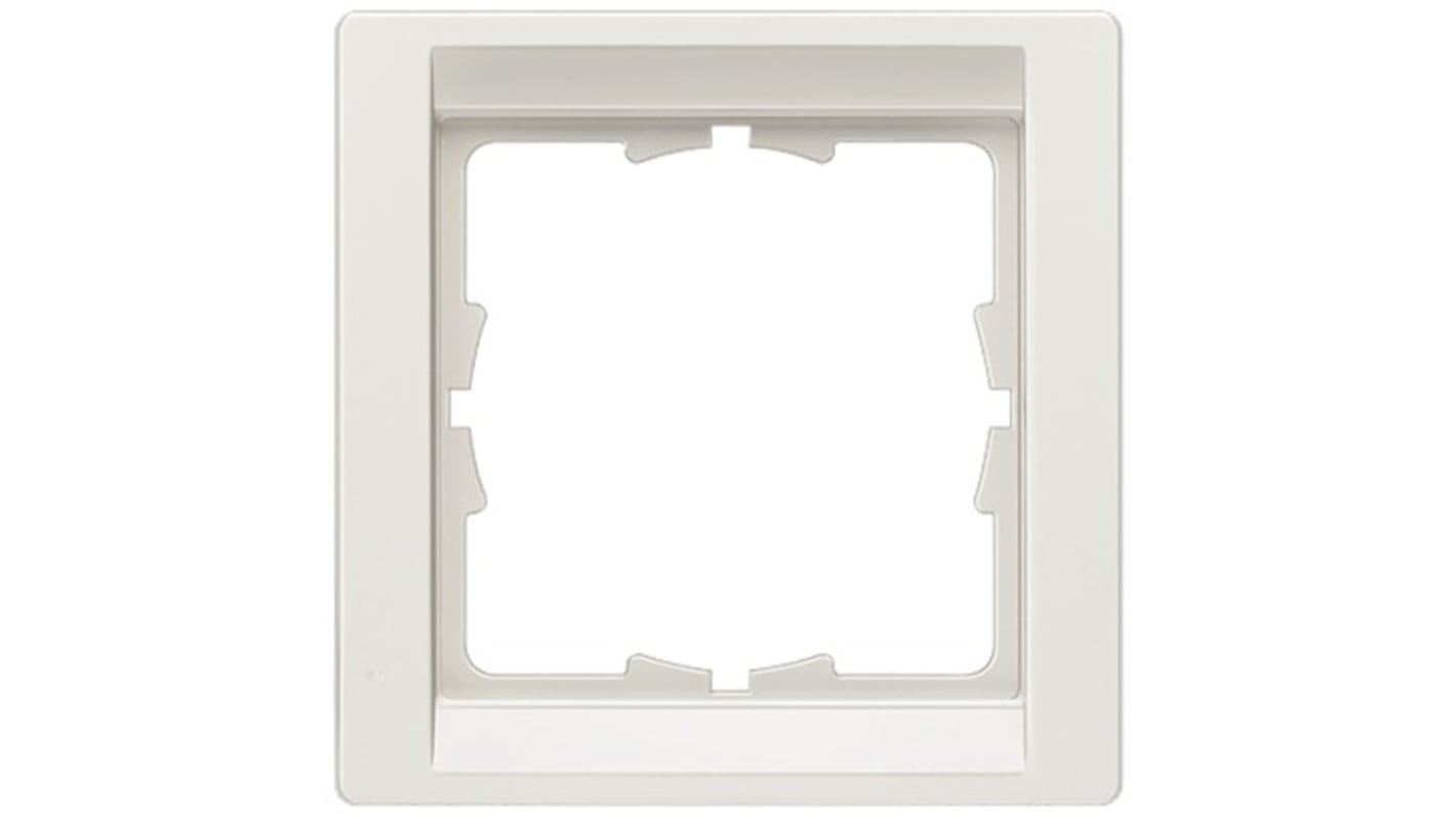 Siemens Off White 1 Gang Mounting Plate Thermoplastic Mounting Frame
