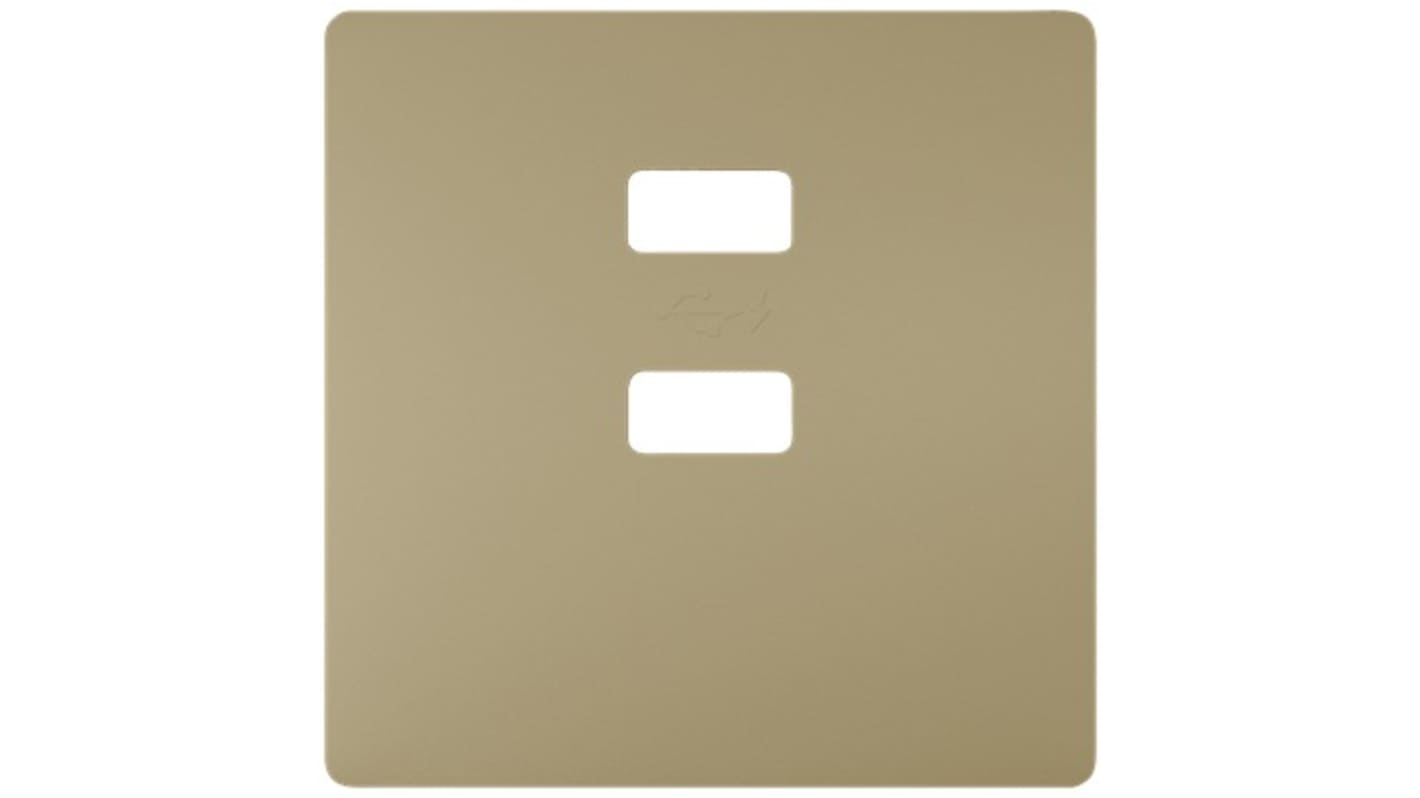 Siemens Gold 1 Gang Cover Plate Thermoplastic Cover Plate