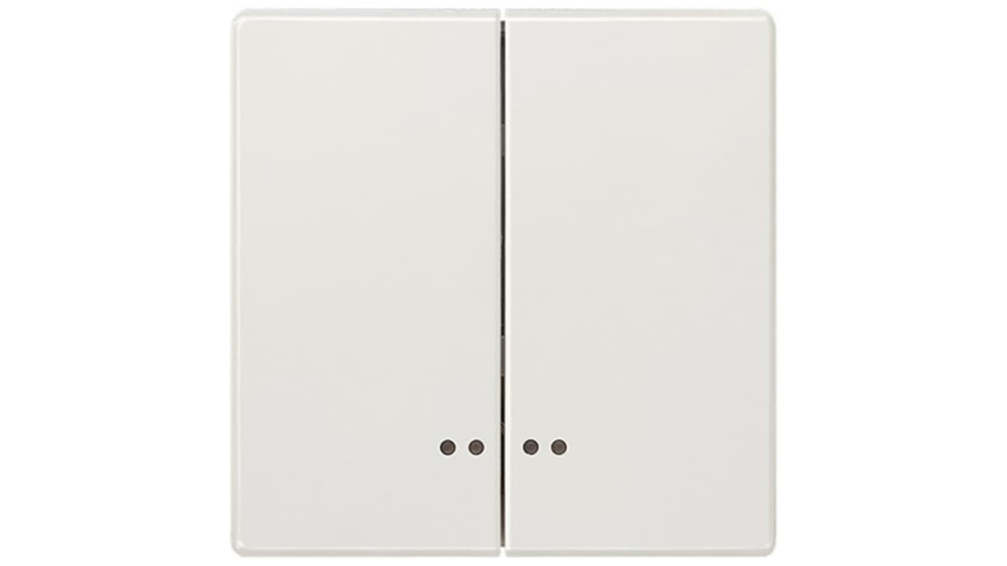 Siemens White Rocker Switch, 2 Way, 2 Gang, 5TG71