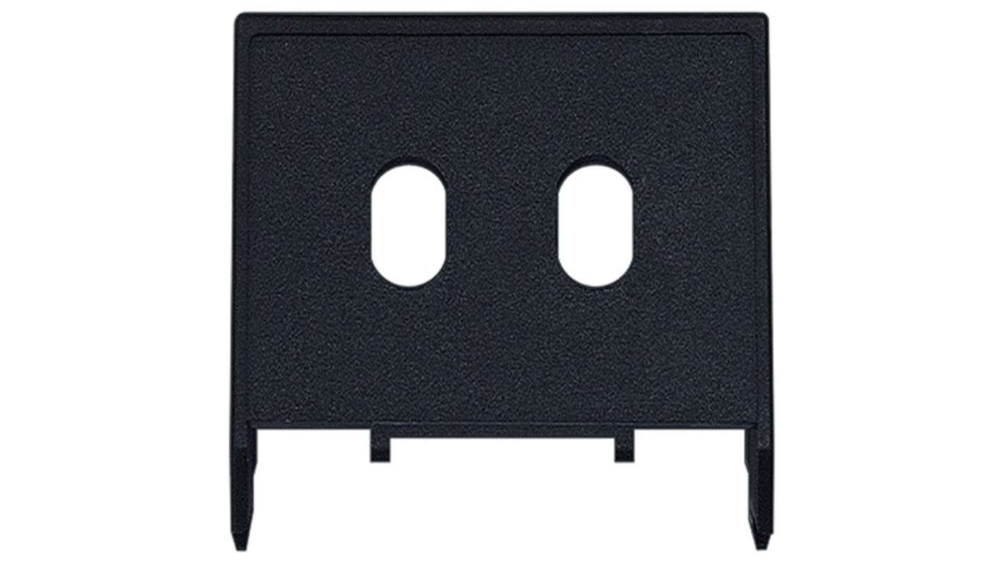 Siemens Black 2 Gang Mounting Plate Thermoplastic Mounting Plate