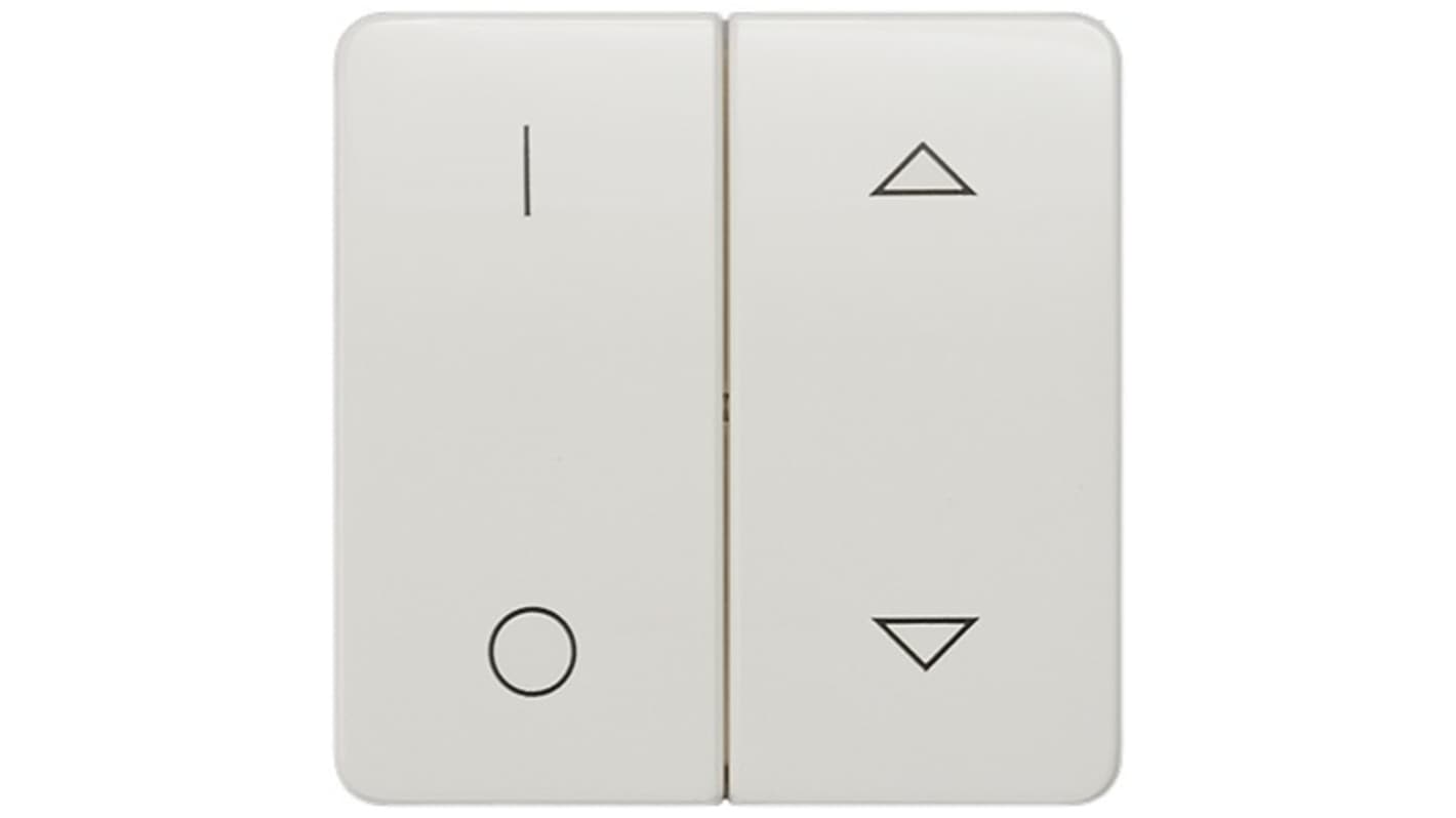 Siemens White Rocker Switch, 2 Way, 2 Gang, 5TG78