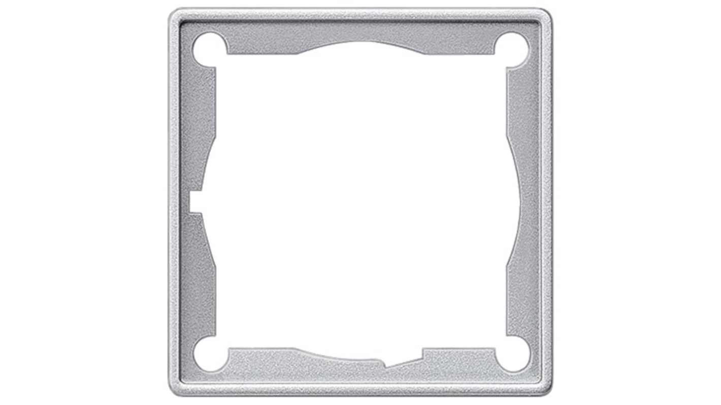 Siemens Aluminium 1 Gang Cover Plate Thermoplastic Cover Plate