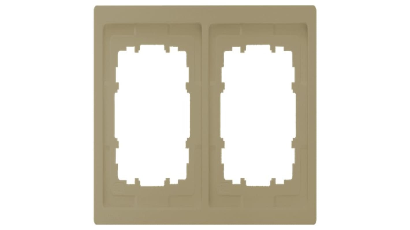 Siemens Gold 2 Gang Mounting Plate Thermoplastic Mounting Frame