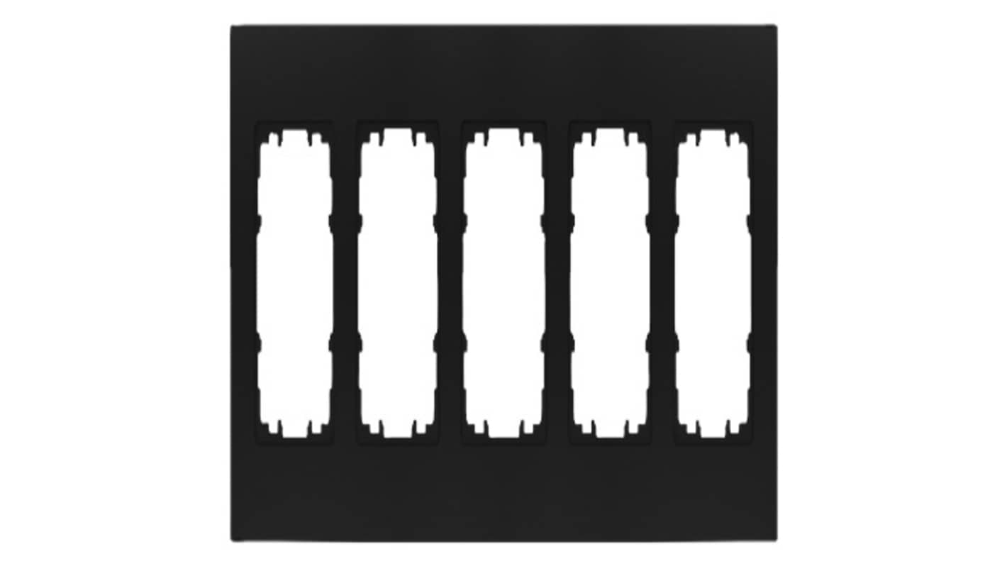Siemens Black 5 Gang Mounting Plate Mounting Frame
