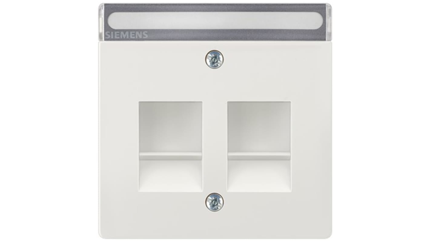 Siemens Off White 1 Gang Cover Plate Thermoplastic Cover Plate