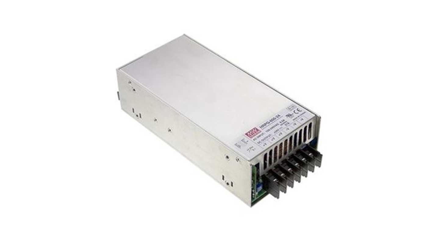 MEAN WELL Switching Power Supply, HRPG-600-3.3, 3.3V, 120A, 600W, 1 Output, 85 → 264 V ac/dc, 120 → 370 V
