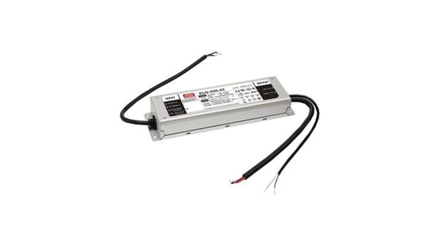MEAN WELL LED Driver, 54V Output, 200W Output, 3.72A Output, Constant Current / Constant Voltage Dimmable