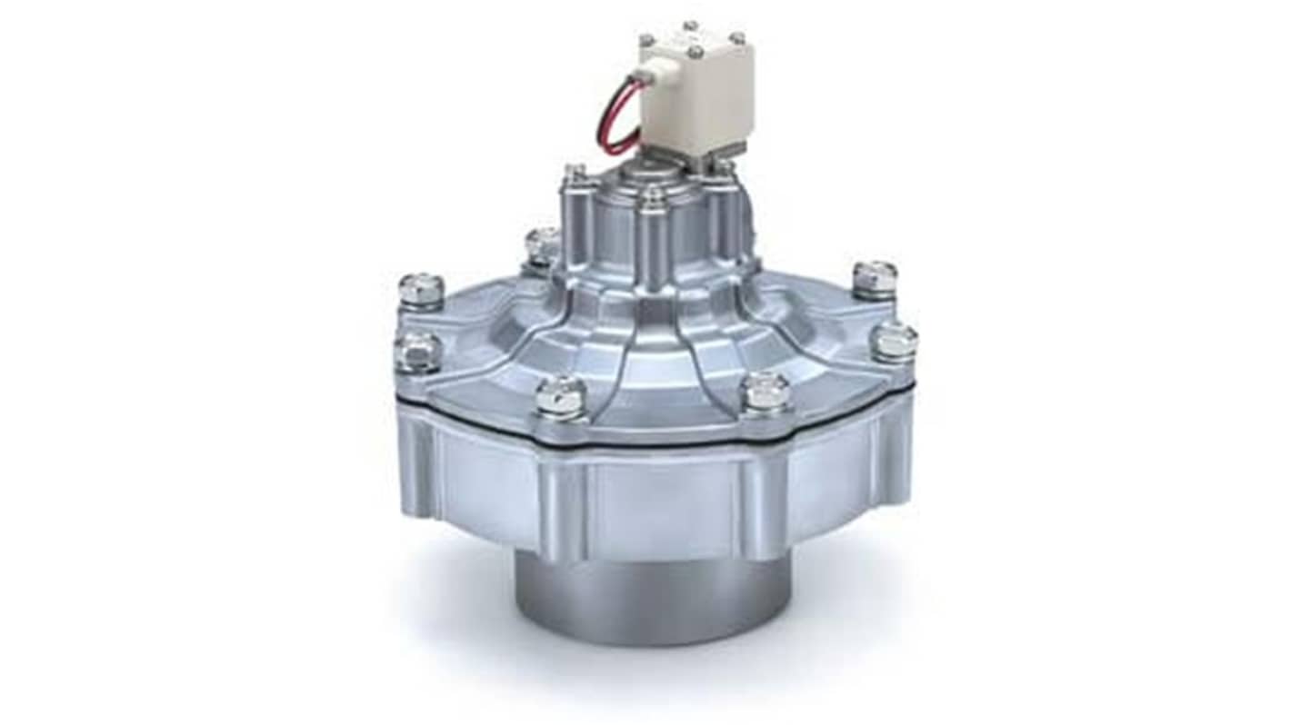 SMC 2 Port Solenoid Valve Pneumatic Solenoid Valve - Solenoid/Solenoid Rc 1 VXF2 Series 24V dc