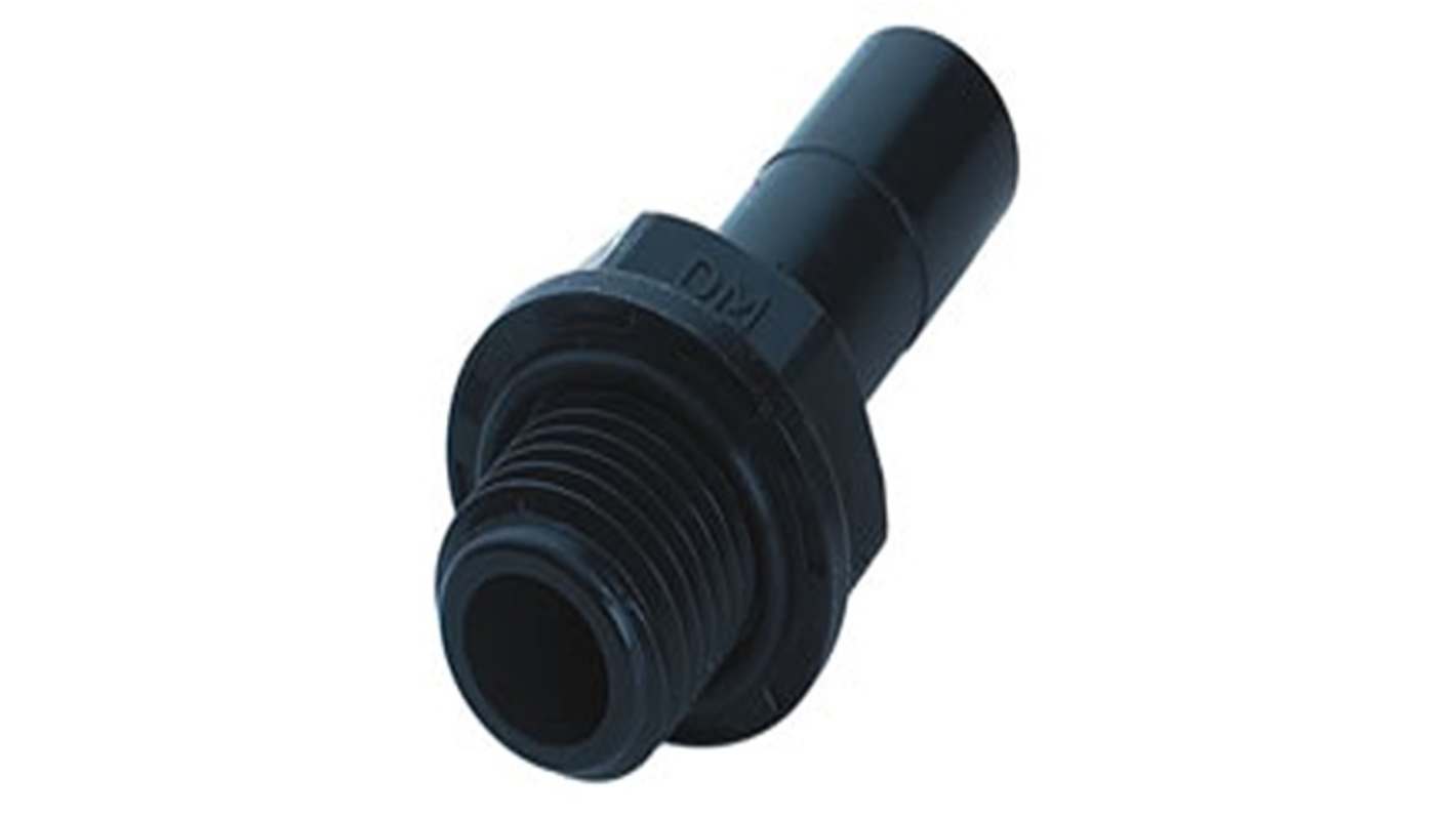 Norgren Pneufit D Series Push-in Fitting, Push In 6 mm to G 1/8, Threaded Connection Style, D02150618