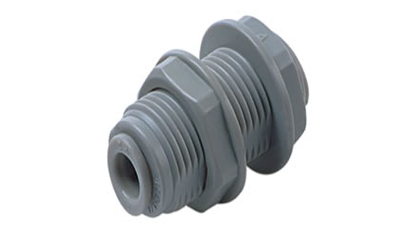Norgren Pneufit D Series Push-in Fitting, Push In 3/8 in to Push In 3/8 in, Push-in Connection Style, D20290600