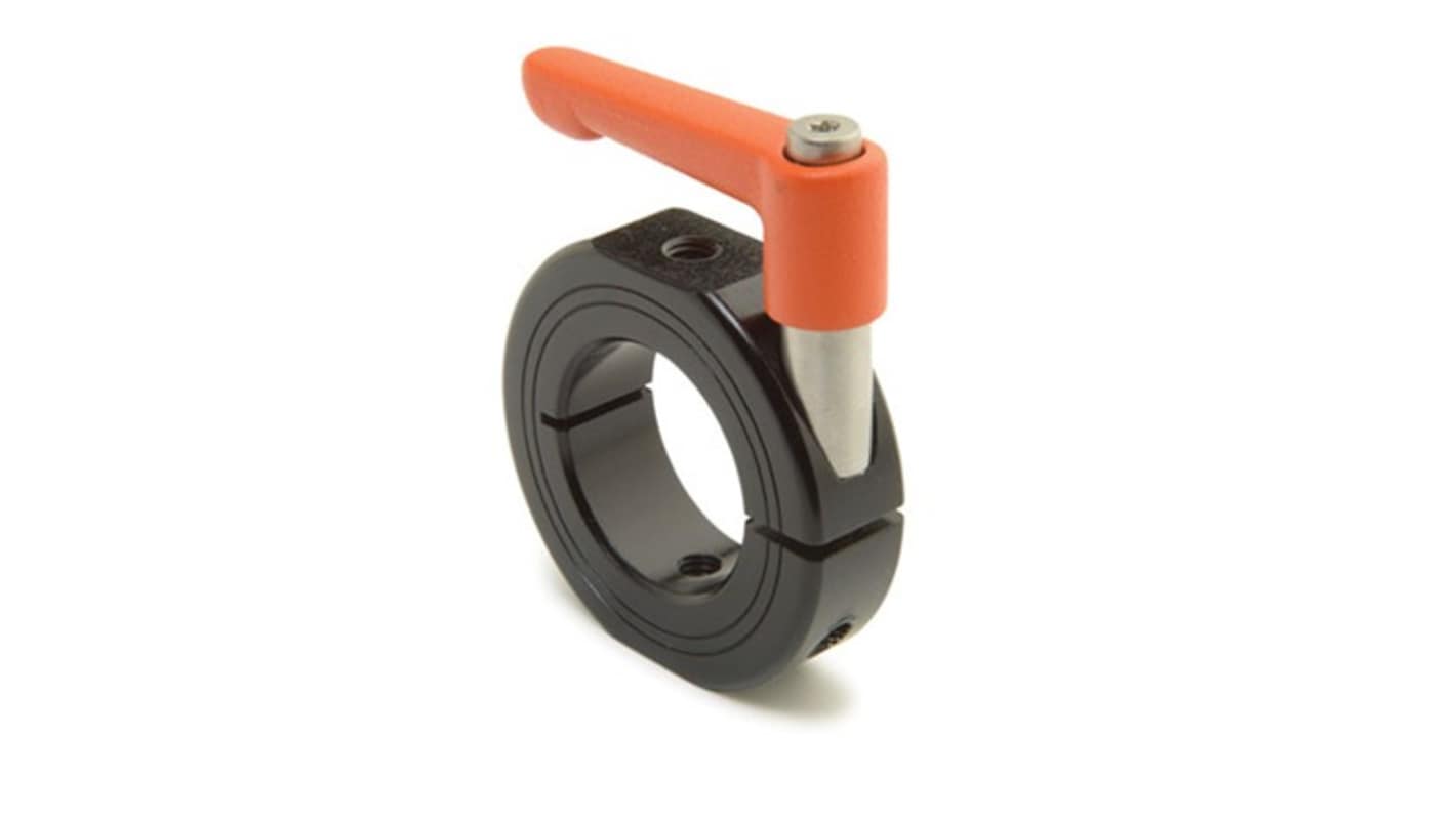 Ruland Shaft Collar, One Piece, Clamp, Bore 30mm, OD 54mm, W 15mm, Aluminium