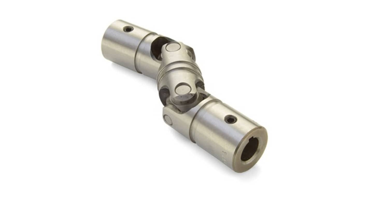 Ruland Universal Joint UDSK24-16MM-14MM-F, Double, Universal, Bore 16mm, 166.7mm Length