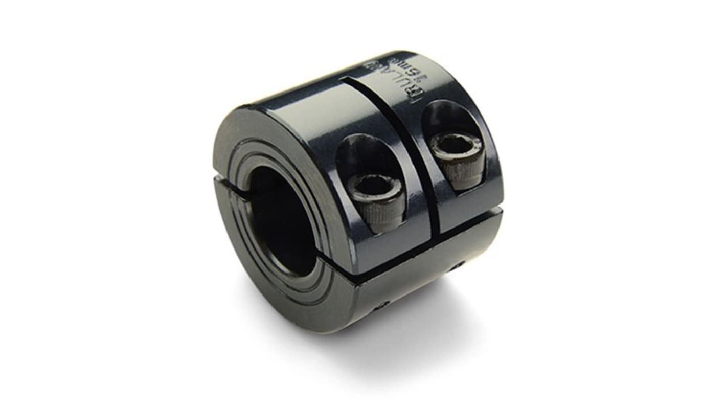 Ruland Shaft Collar, Two Piece, Clamp, Bore 8mm, OD 18mm, W 19.6mm, Steel