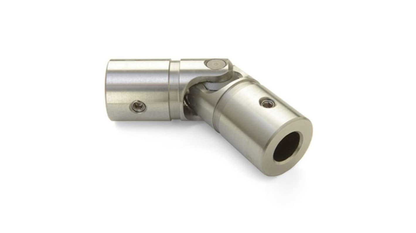 Ruland Universal Joint USS8-6MM-6MM-SS, Single, Universal, Bore 6mm, 50.8mm Length