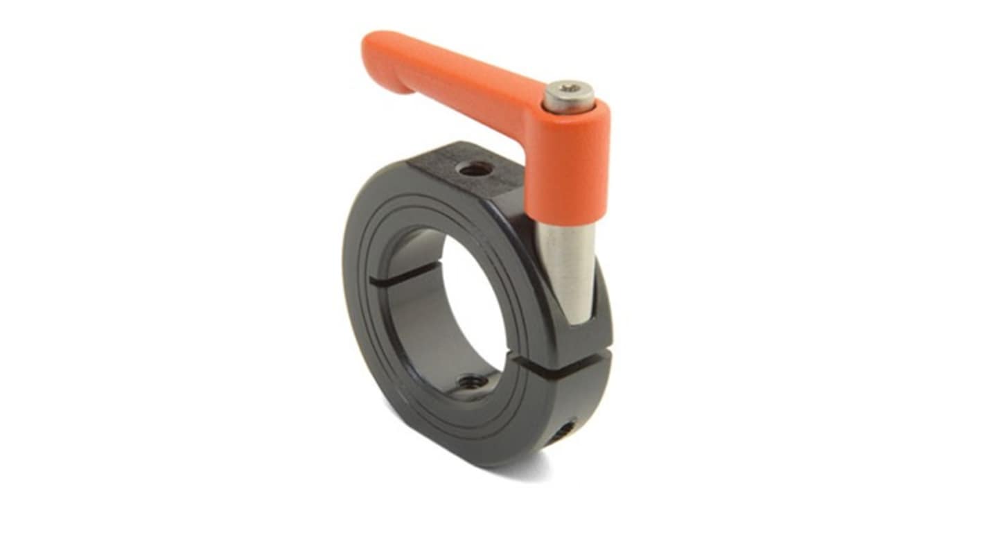 Ruland Shaft Collar, One Piece, Clamp, Bore 25mm, OD 45mm, W 15mm, Steel