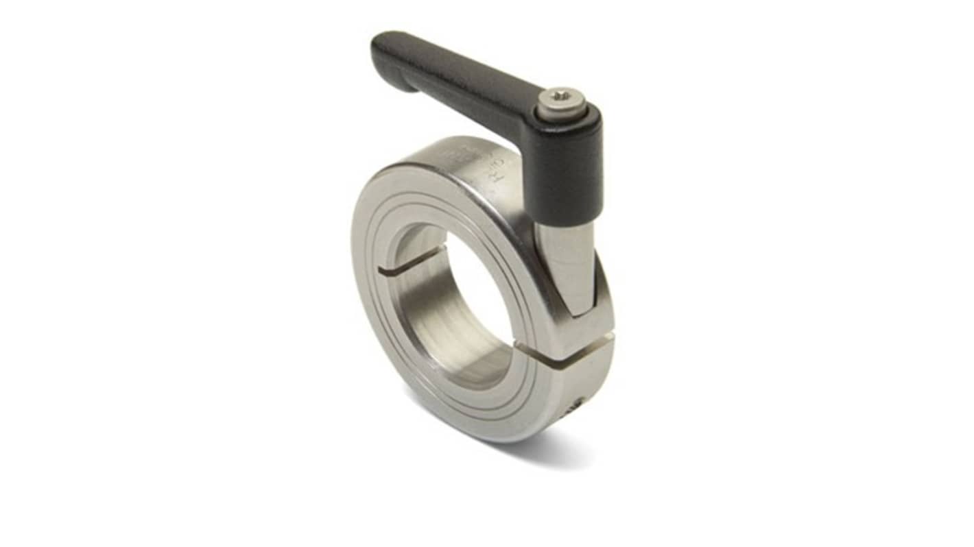 Ruland Shaft Collar, One Piece, Clamp, Bore 15mm, OD 34mm, W 13mm, 303 Stainless Steel